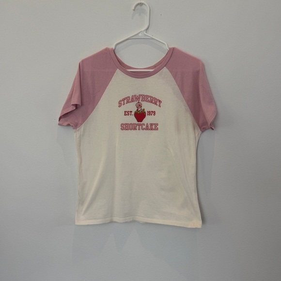 Casual Pink and White Short Sleeve Tees - Picture 1 of 12